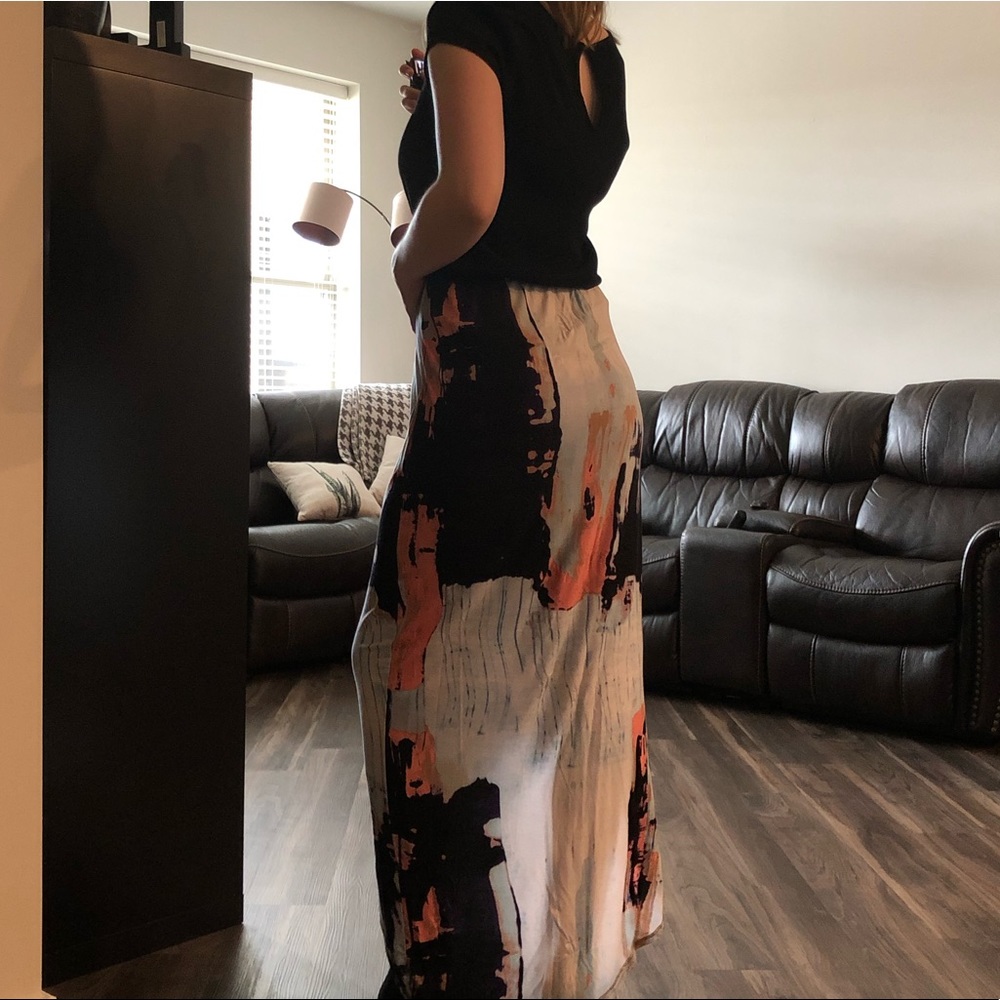 Summer slit skirt